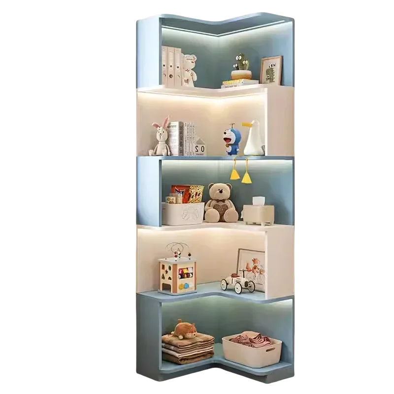 Children's Organizer Bookcase Library Shelf Toys Shelves Bookshelf Storage Cabinets Biblioteca Infantil Living Room Furniture