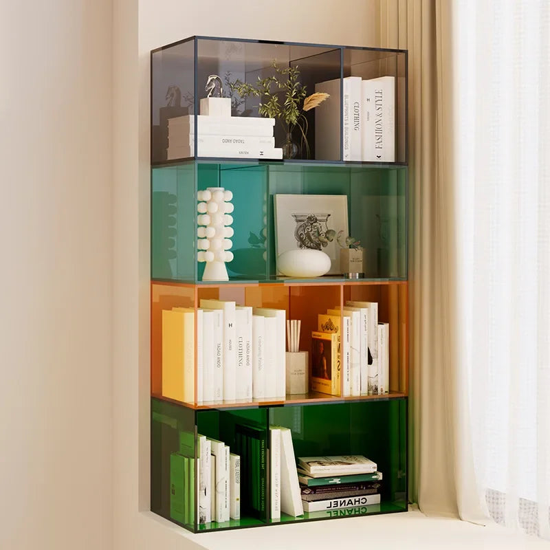 Bookshelf Children's Transparent Acrylic Shelf Magazine Storage Desktop Book Picture Storage Kinderzimmer Einrichtung Preschool