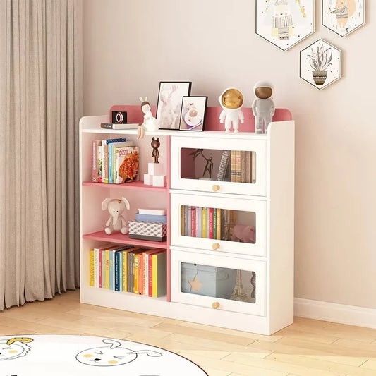 Toy Storage Children's Bookstore Bookcase Kids Bookshelf Library Book Shelf Bookcases Room Shelves Baby Furniture Bookshops