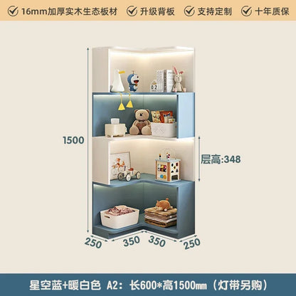 Children's Organizer Bookcase Library Shelf Toys Shelves Bookshelf Storage Cabinets Biblioteca Infantil Living Room Furniture