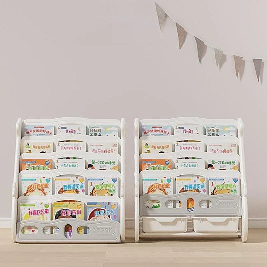 Storage Meuble Enfant Rangement Shelves Rack Desk Student Bookshelf Simple Desktop Children Shelving Home Dormitory Storage