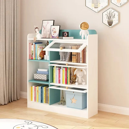 Toy Storage Children's Bookstore Bookcase Kids Bookshelf Library Book Shelf Bookcases Room Shelves Baby Furniture Bookshops