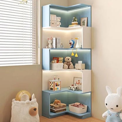 Children's Organizer Bookcase Library Shelf Toys Shelves Bookshelf Storage Cabinets Biblioteca Infantil Living Room Furniture